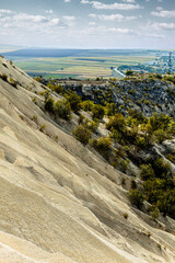 Fototapeta na wymiar Beautiful nature quarry landscape view