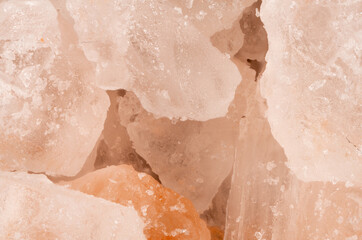 Fototapeta premium Himalaya Salt Flakes in Different Bright Pink Tones Colors High Resolution Photo in Background Wallpaper Colorful Macro