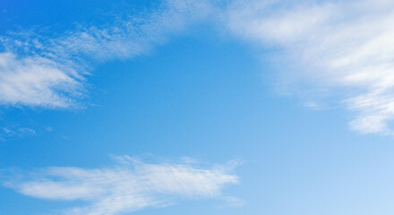 Fototapeta premium White clouds in blue sky