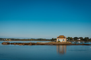 The beautiful village of Saint Cado, Brittany, France
