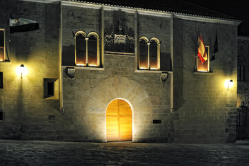 night view of Caceres (Extremadura, Spain)