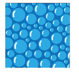 blue bubble, vector illustration for background