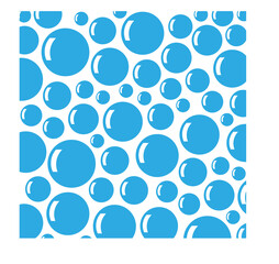 blue bubble, vector illustration for background