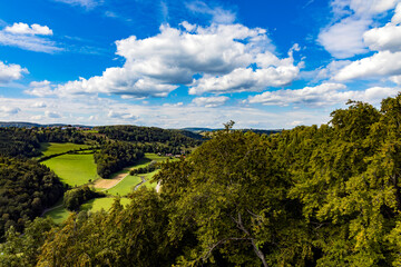 Fototapeta premium Blick in die Landschaft