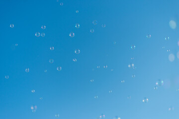 青空とシャボン玉