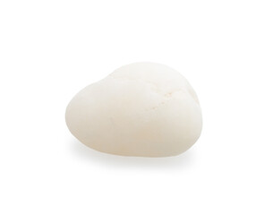 white  gravel stone on white background,clipping path 