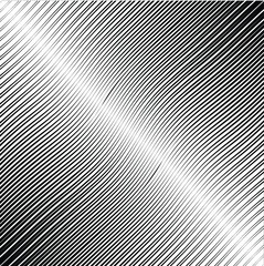 Abstract warped Diagonal Striped Background . Vector curved twisted slanting, waved lines texture
