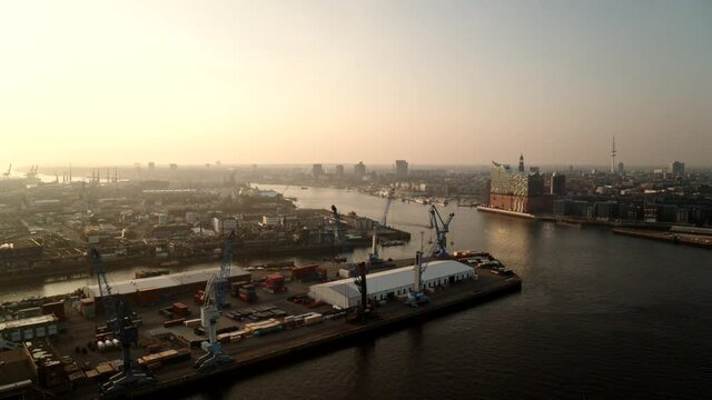 Southwest Port, Elbe Philharmonic Hall, Hamburg, Germany