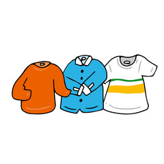 並べたトップス　服　セーター(トレーナー/シャツ/Tシャツ)