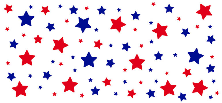 Happy Presidents Day, Memorial Day, Veterans Day, Patriotic day, Independence day of the usa 4 th july USA. holiday in the United States of America. blue, red, American flag symbol with stars.