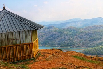 hut in the mountains