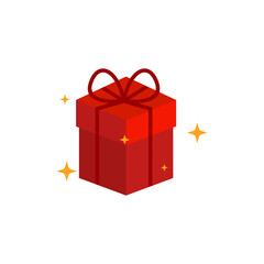 Illustration Vector Graphic of Shining Gift Box. Perfect to use for Gift Store