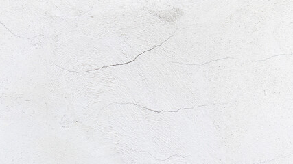 Vintage white old plaster wall background for graphic design or wallpaper Soft concrete floor pattern in retro concept