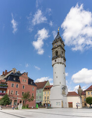 Fototapeta na wymiar view of the historic old town of Bautzen with its many city gates