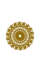 sunflower mandala, this design is perfect for decorations, symbols and more