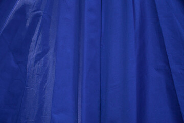 blue velvet curtain background