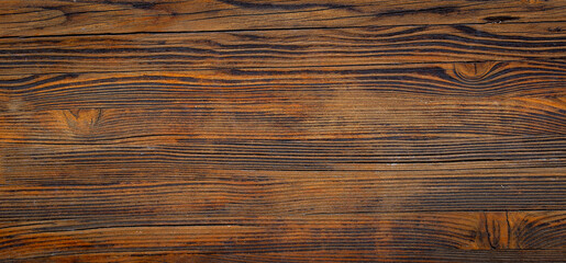 Naklejka premium texture of old brown wood plank. background of wooden surface