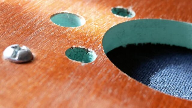 Vintage wooden paranormal ghost box spirit communication speaker holes radio