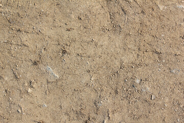 Soil texture background. Top view soil . 