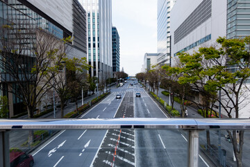 横浜みなとみらいの道路