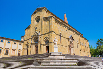 Tuscany - Italy: Arezzo Cathedral (Cattedrale di Ss. Donato e Pietro). It's a Roman Catholic cathedral in the city of Arezzo in Tuscany, Italy.