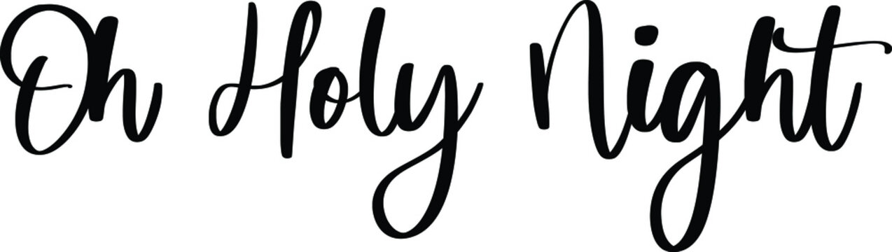 O Holy Night Lyrics Svg