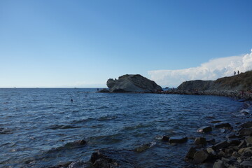 Bay of Trentova in Agropoli, Italy