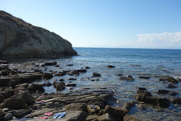 Bay of Trentova in Agropoli, Italy