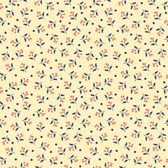 Seamless ditsy flowers