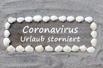 Coronaviru Urlaub storniert