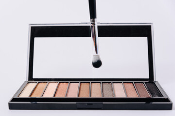 Women's cosmetics on a white background