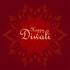 Diwali. Holiday Vector Illustration Of Religion Event Deepavali. Lettering Composition. Poster Template