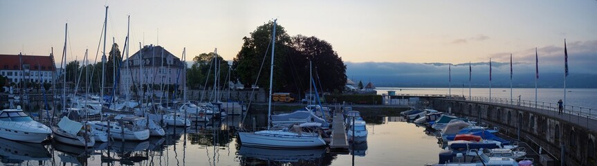 Hafen Lindau am Morgen