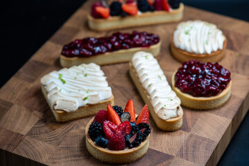 Sweets at a banquet on the occasion of a wedding or birthday