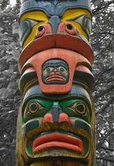 totem pole in the park
