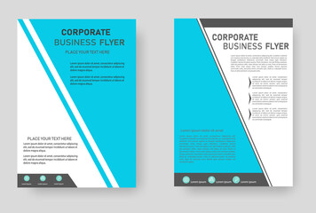 Business brochure abstract vector template. Brochure design, cover modern layout, annual report, poster.