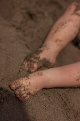 feet on sand