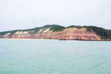Fototapeta premium beautiful beach landscape on a very beautiful day