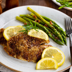 Baked Tilapia Fish Fillet Meal