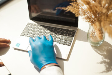 working at home