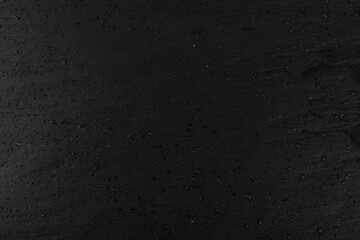 Wet Black Slate Stone, Food Slate, Slab Surface, Plate Stone