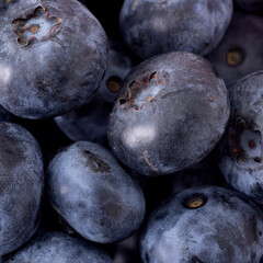 Obraz premium close up of fresh blueberries