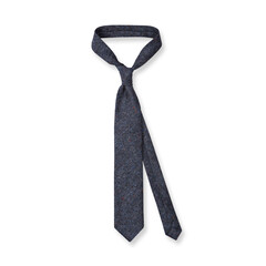 navy cotton tie