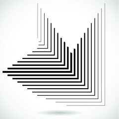 triangle logo design element vector