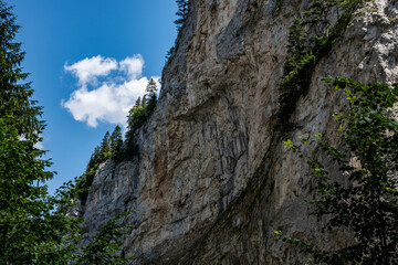 Fototapeta na wymiar A close up of a rock mountain