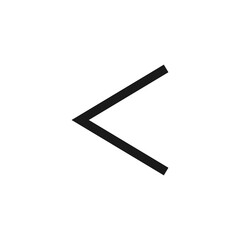 Greater than icon. Mathematics symbol modern, simple, vector, icon for website design, mobile app, ui. Vector Illustration