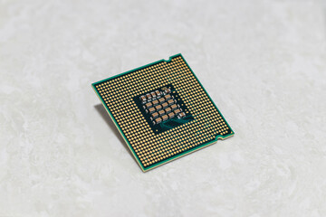 Close-up of CPU Chip Processor