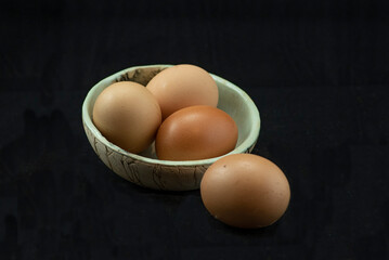 eggs in a bowl