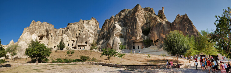 Cappadocia. Entrance inside the mountain!