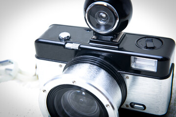 Close up view of the camera